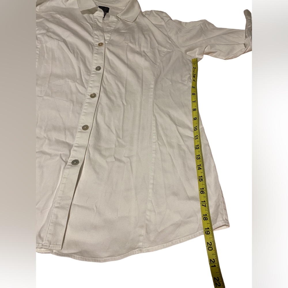 Chicos Additions Button Up Top Size 3 Extra Large… - image 8